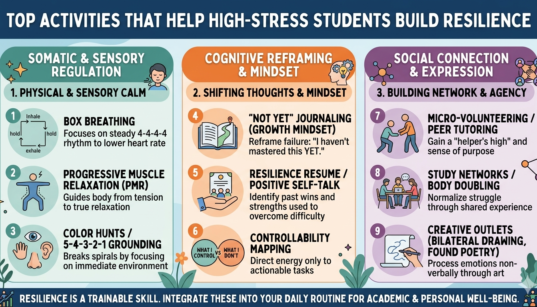 high stress student resilience